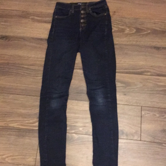 Dark Wash Super High Rise Jegging - Picture 1 of 4